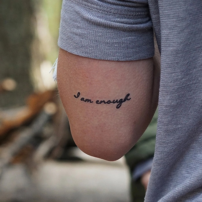 I Am Enough Tattoo Ideas 