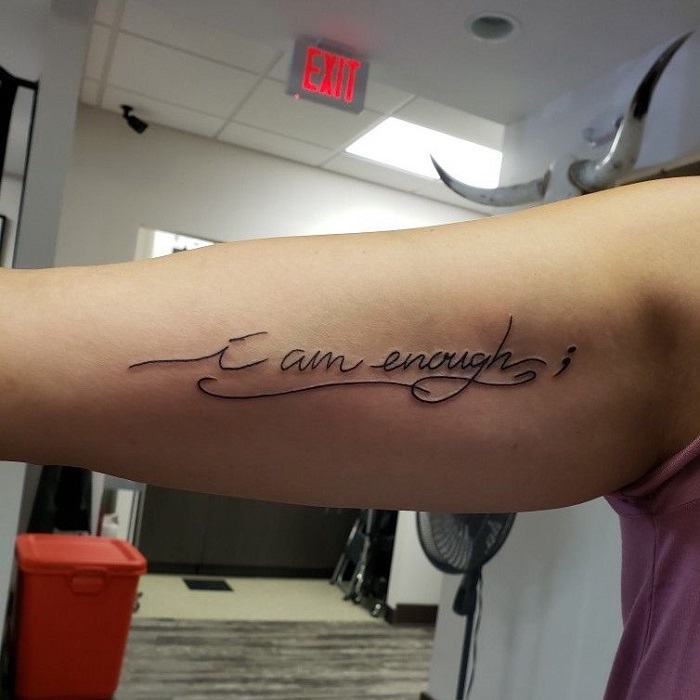 I Am Enough Tattoo Ideas 