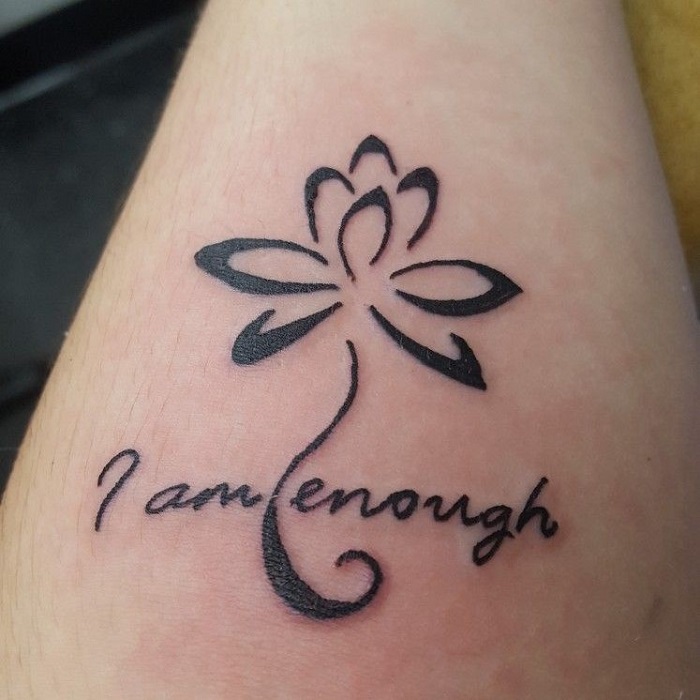 I Am Enough Tattoo Symbolism Meanings  More