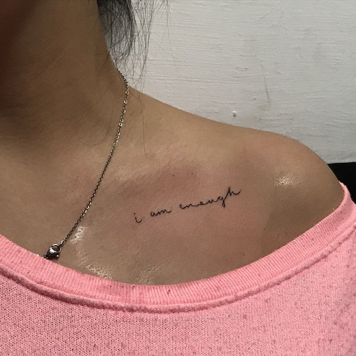 I Am Enough Tattoo Ideas 