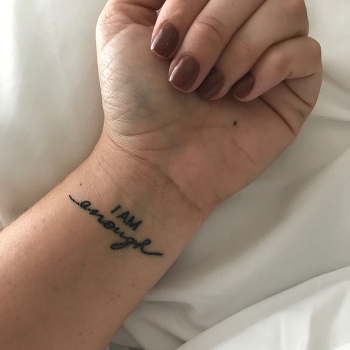 I Am Enough Tattoo Ideas