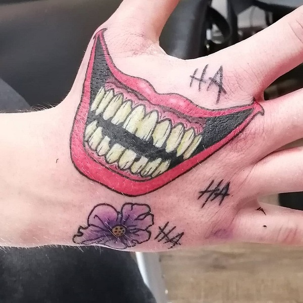 30 Best Joker Hand Tattoo Ideas 