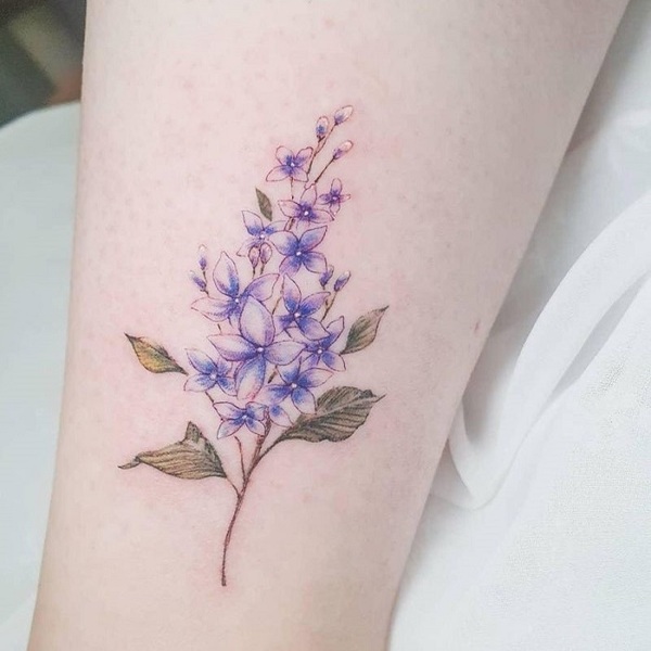 Lilac with Movement Tattoo