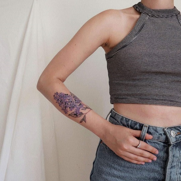 30 Best Lilac Tattoo Ideas 