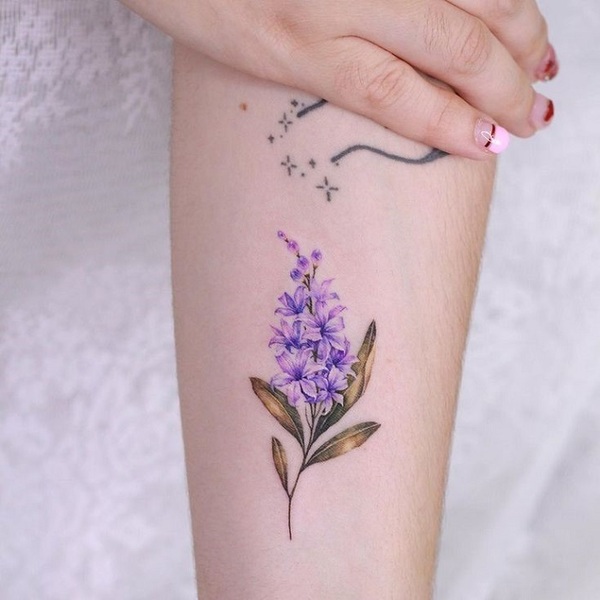 15 Of The Smallest Most Tasteful Flower Tattoos  by Small Tattoos   smalltattoos  Medium