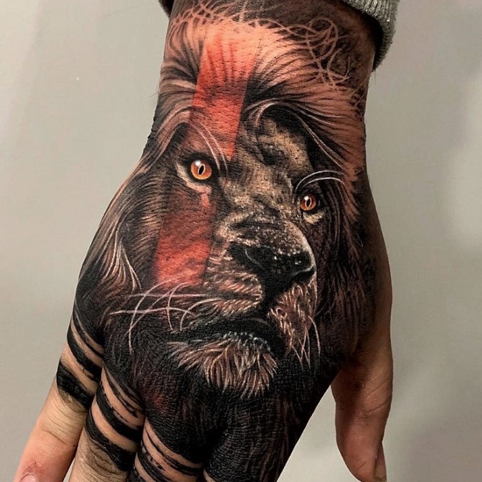 The Canvas Arts The Canvas Arts Wrist Arm Hand Lion Face  Compass Body  Temporary Tattoo  Price in India Buy The Canvas Arts The Canvas Arts  Wrist Arm Hand Lion Face