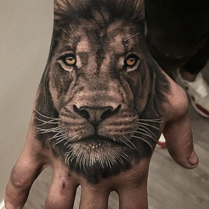 30 Fearless Lion Tattoo On Hand Brave Designs To Try This Season  Saved  Tattoo