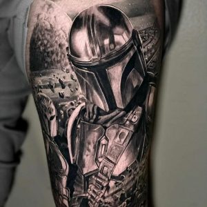30 Best Mandalorian Tattoo Ideas - Read This First