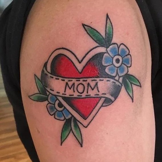 Mom Tattoo Heart Ideas 17