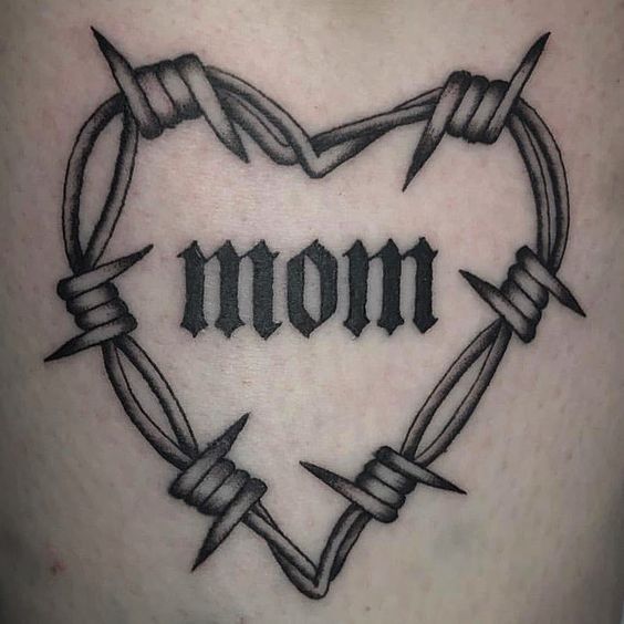 Mom Tattoo Heart Ideas 22