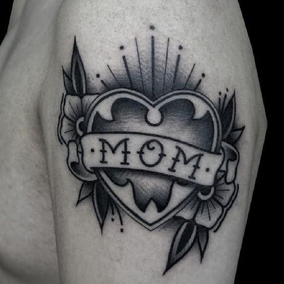 Mom Tattoo Heart Ideas 37