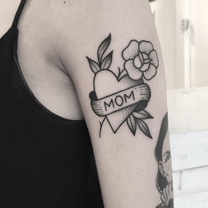 Mom Tattoo Heart Ideas 39