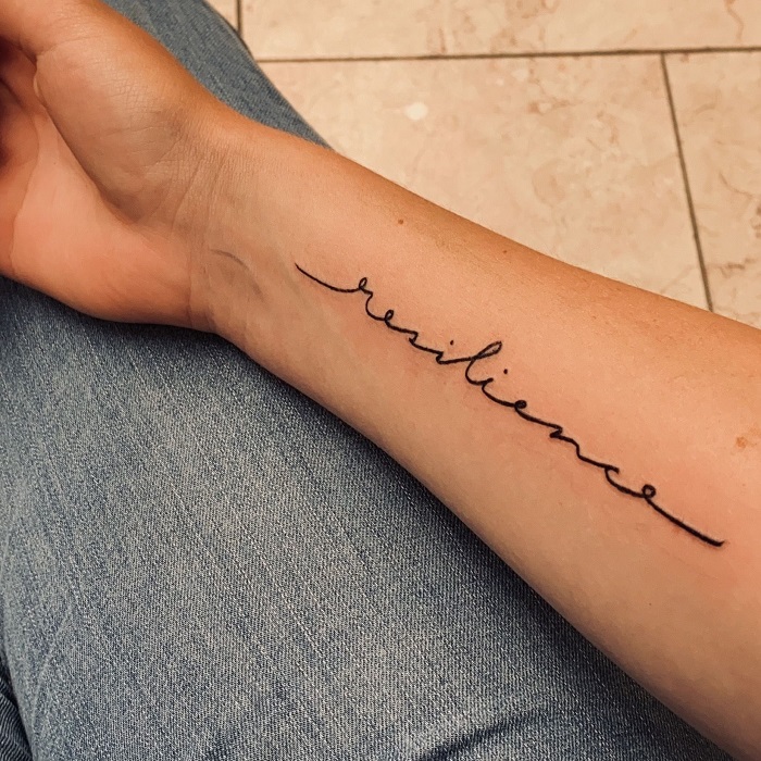 Flash Tattoos | Resilience semicolon temporary tattoo – The Flash Tattoo