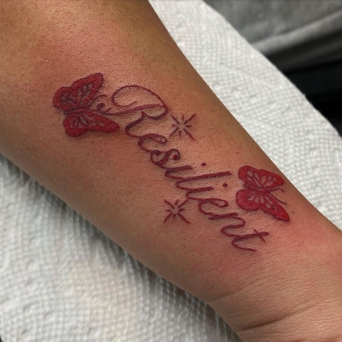 Resilience refers to the ability to bounce back from adversity, challenges  or difficult situations. The tattoo is paired with a hibiscus… | Instagram