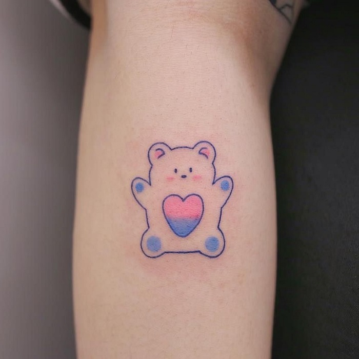 Teddy Bear Tattoo Ideas 20