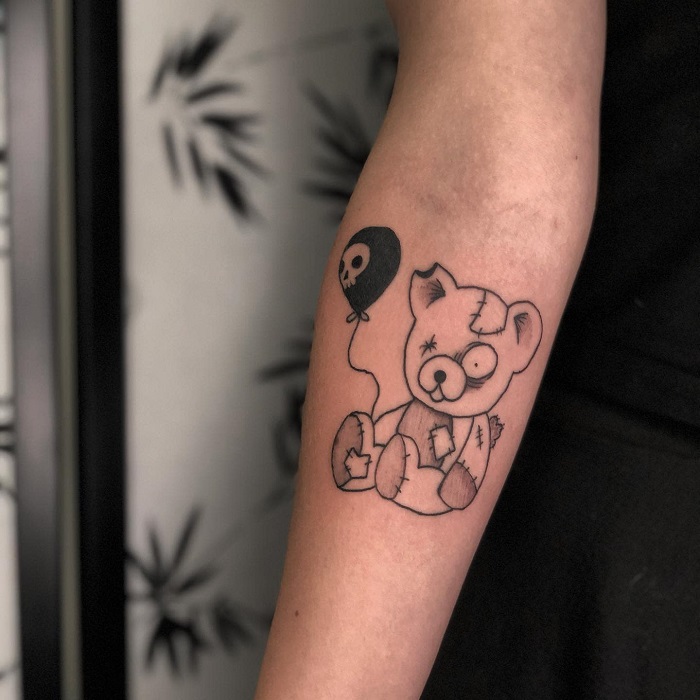 Teddy Bear Tattoo Ideas 21