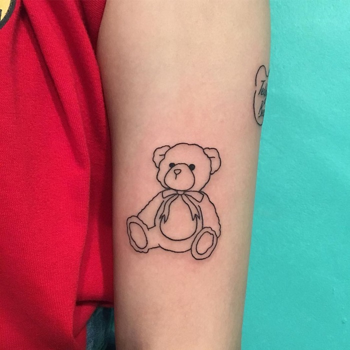 Teddy Bear Tattoo Ideas 23