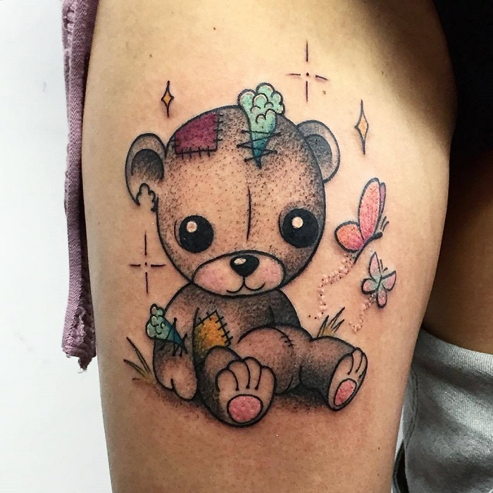 Teddy Bear Tattoo Ideas 28