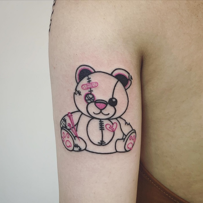 Teddy Bear Tattoo Ideas 31
