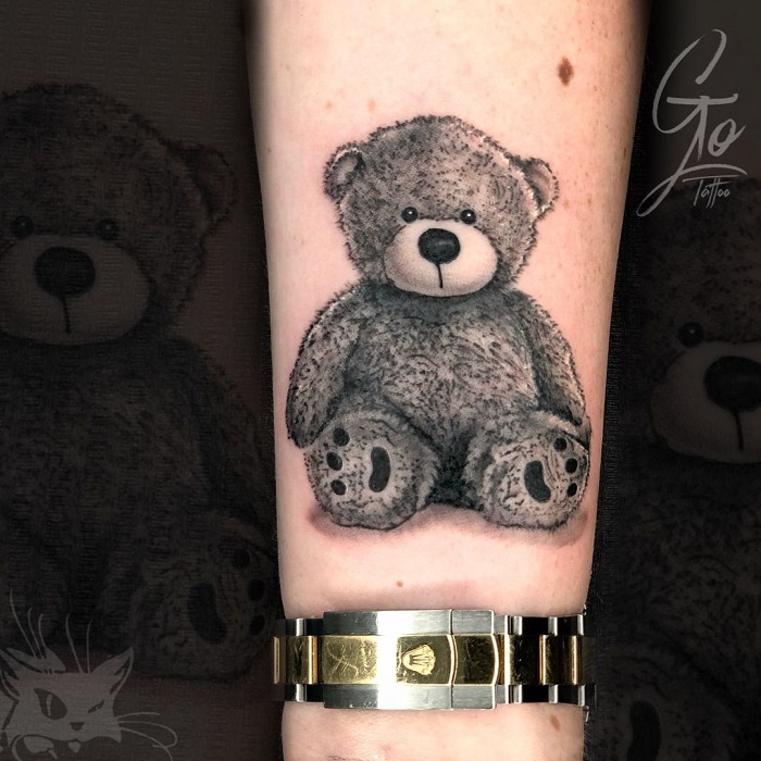 Louis Vuitton Teddy Bear Tattoo - Tattoo Ideas and Designs