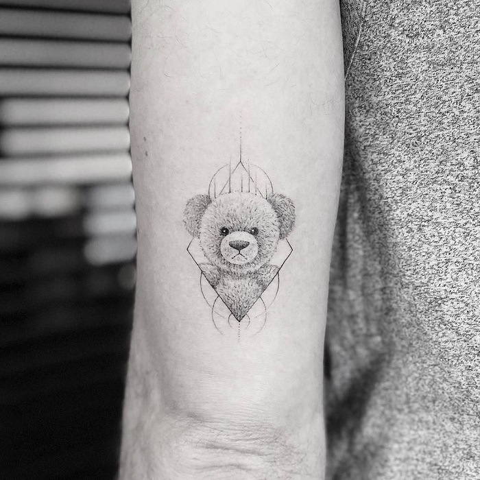 Teddy Bear Tattoo Ideas 38
