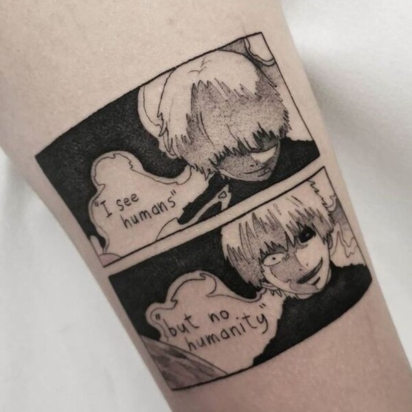 Bay Ink Tattoo  Kaneki by lab1tattoos lets book your anime tattoo with  Lee Contact us to book your appointment sandiegopiercings  sandiegopiercing sandiegopiercingshop sandiego  Facebook