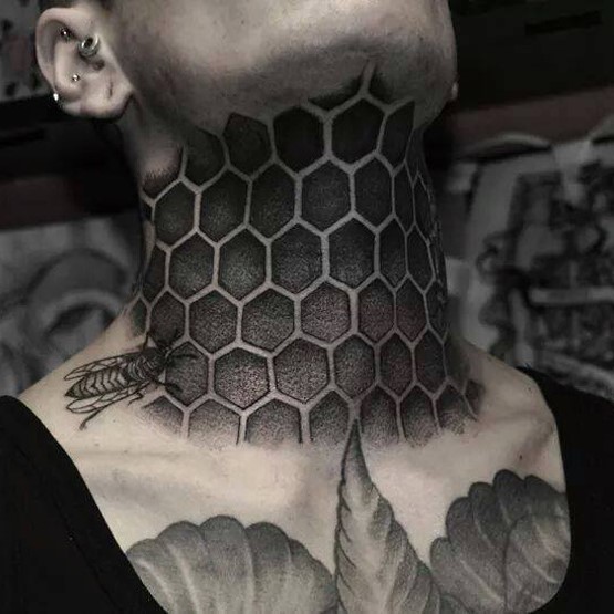 Best Honeycomb Tattoo Ideas 