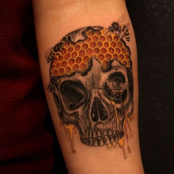 Best Honeycomb Tattoo Ideas 