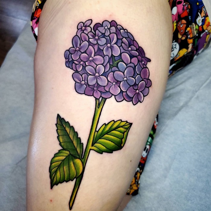 Best Hydrangea Tattoo Ideas 