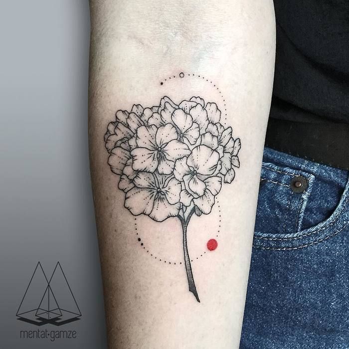 Best Hydrangea Tattoo Ideas 