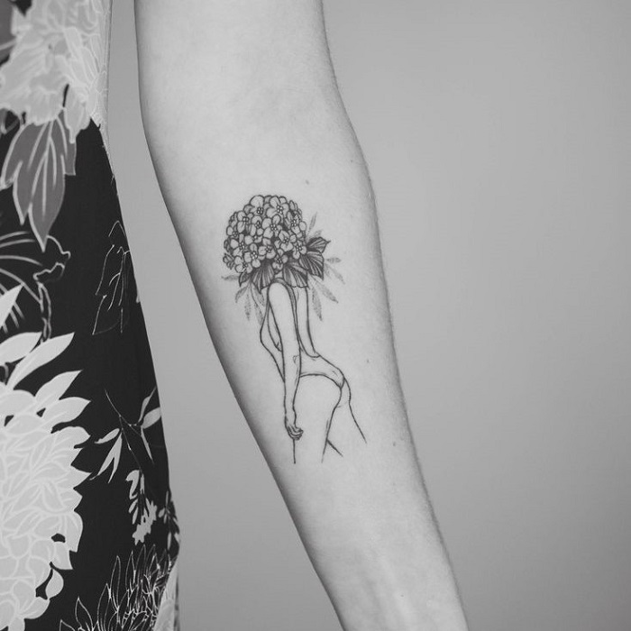 Best Hydrangea Tattoo Ideas 