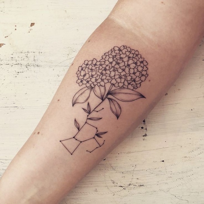 Best Hydrangea Tattoo Ideas 