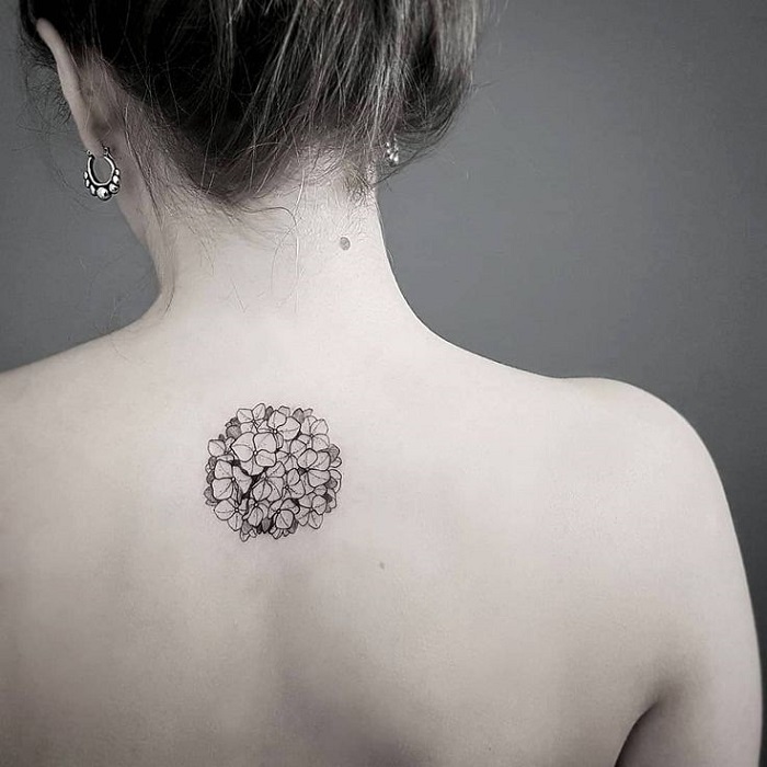 Best Hydrangea Tattoo Ideas 