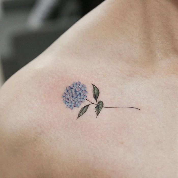 20 Best Hydrangea Tattoo Designs with Ideas and Meanings  Body Art Guru
