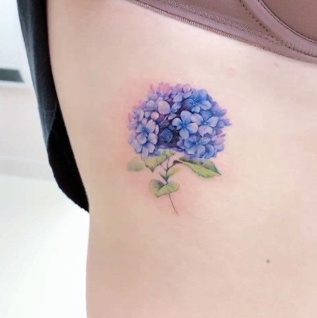 Best Hydrangea Tattoo Ideas 