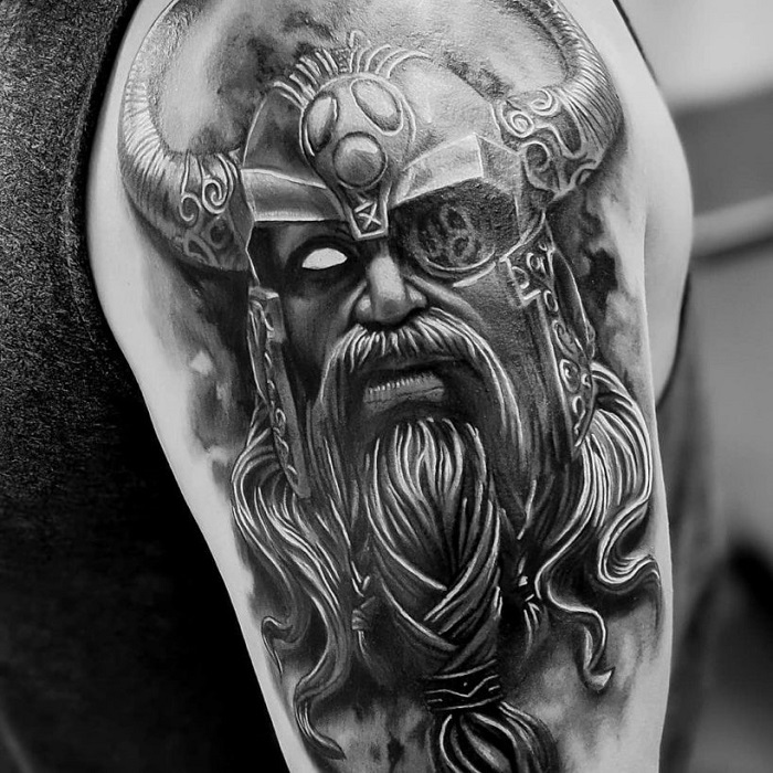 91 Odin Tattoos to Honor the AllFather of Norse Mythology  Psycho Tats