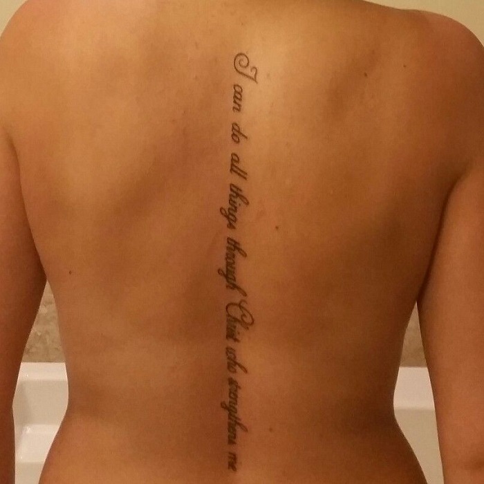 i can do all through christ who strengthens me tattoo chestTikTok Search