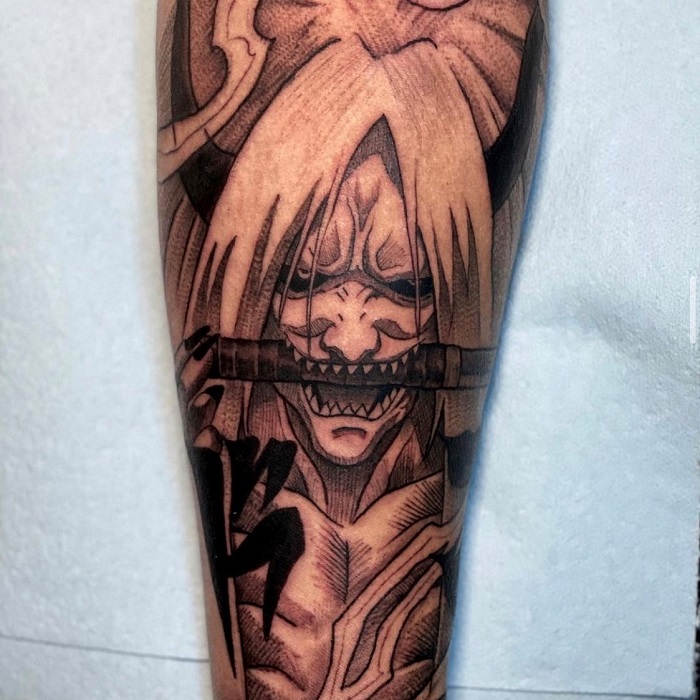 Naruto Death Reaper Seal as a tattoo   Tattoo Observer