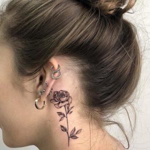 36 Best Rose Neck Tattoo Ideas - Read This First