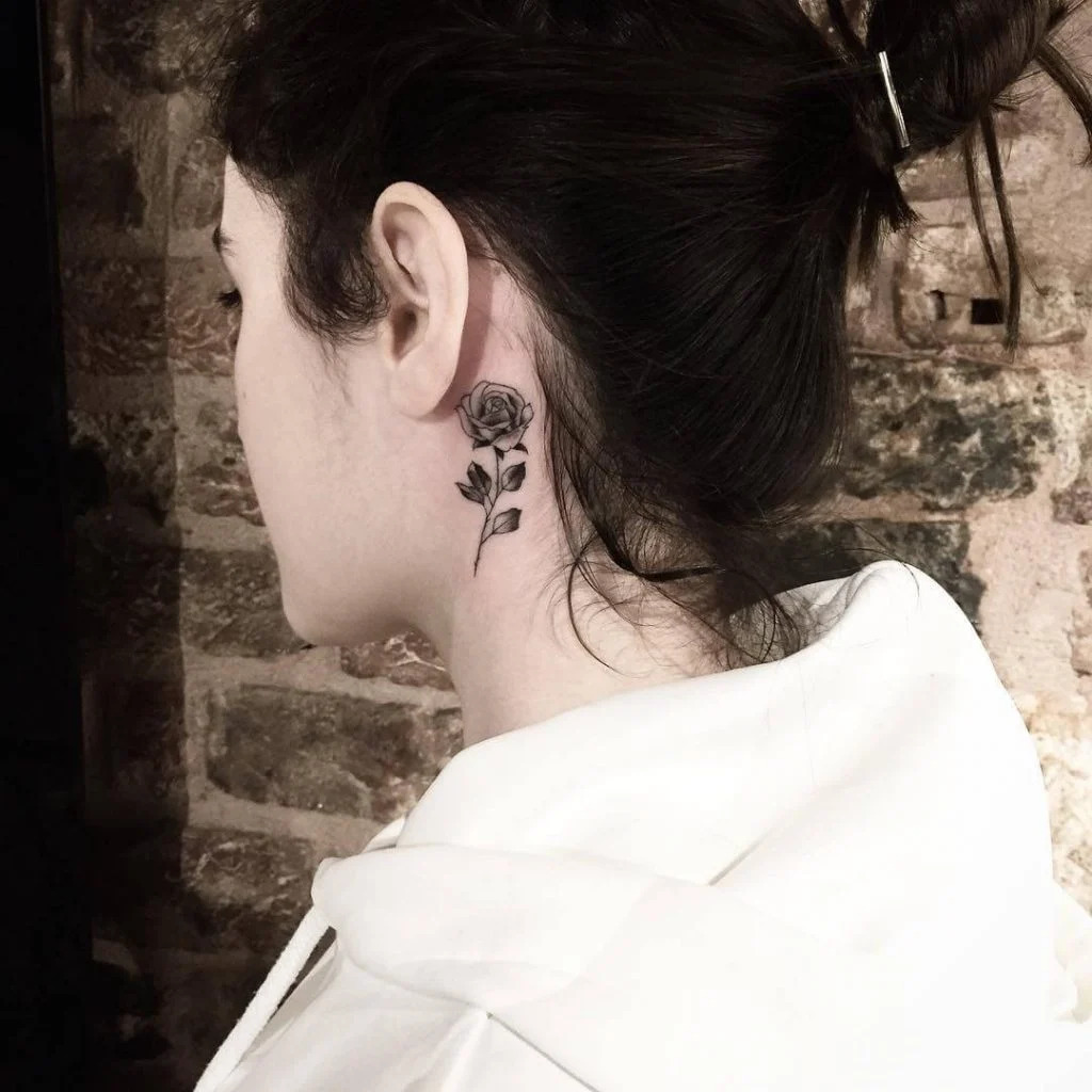 symmetrical butterfly tattoo neck｜TikTok Search