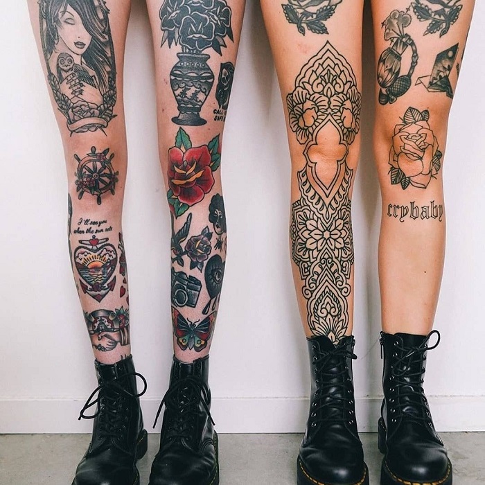 Midjourney Minimal Line And Shape Tattoo Designs Prompt Style