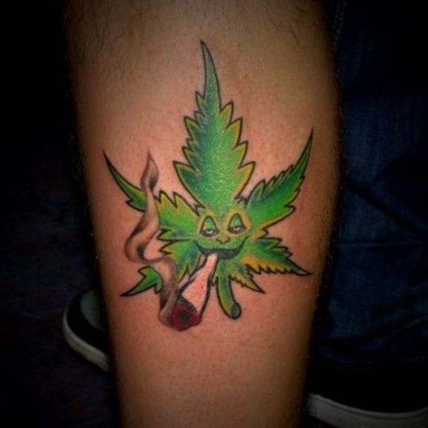 Marijuana tattoo  Tattoo of marijuana tattoo surrounded by   Flickr