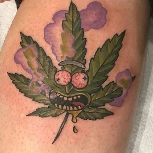 Canna Randas Favorite Weed Tattoos  EarthMed