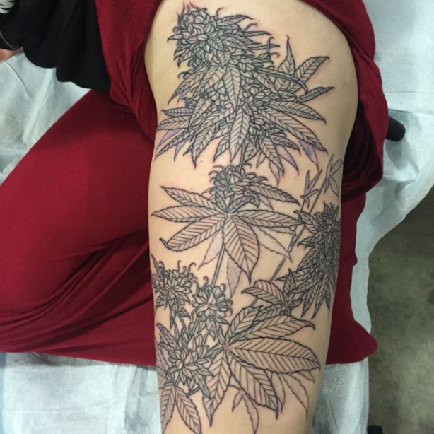 26 Best Weed Tattoo Ideas - Read This First