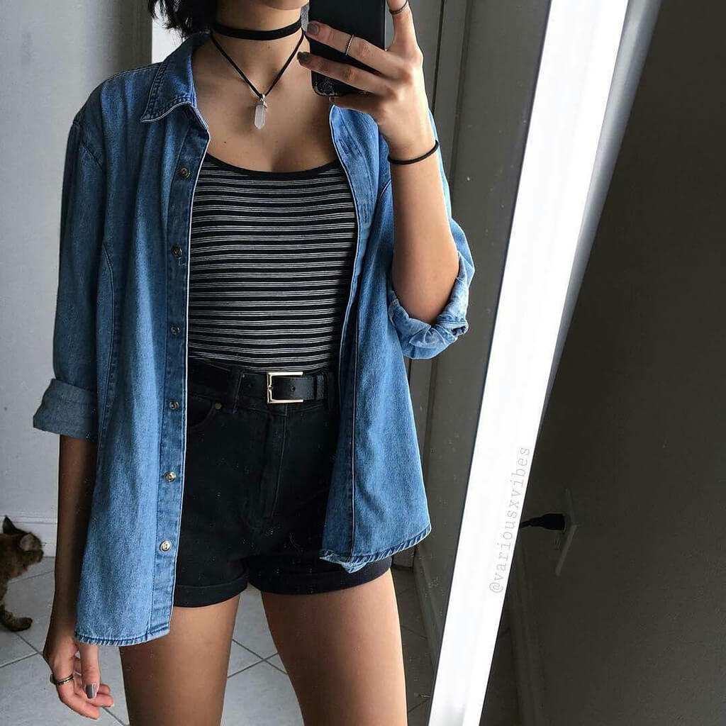What To Wear With Black Shorts 