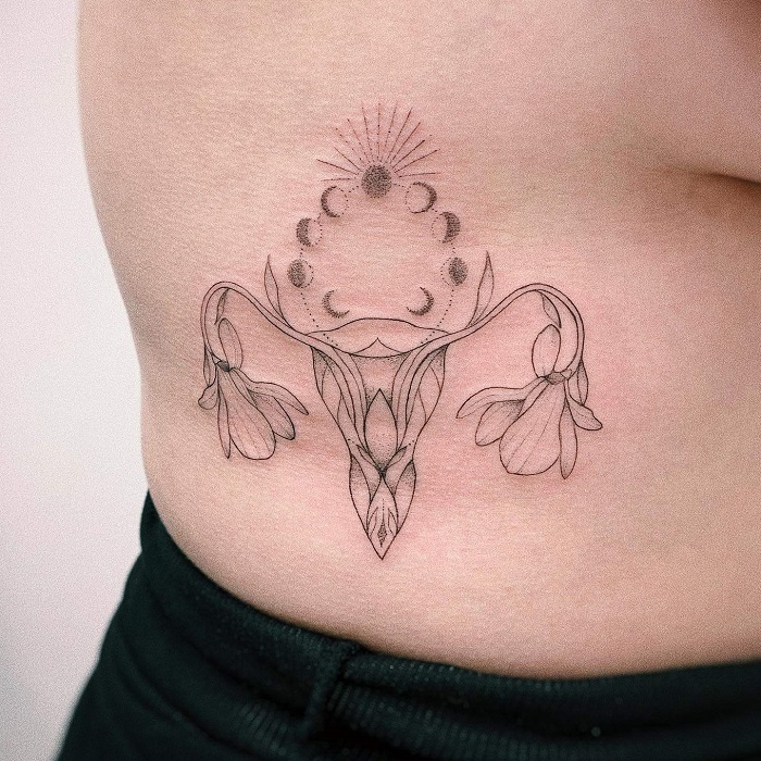 15 Inspiring Womb Tattoos for Women  Psycho Tats