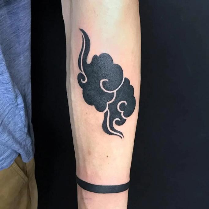Best Black Cloud Tattoo Ideas 