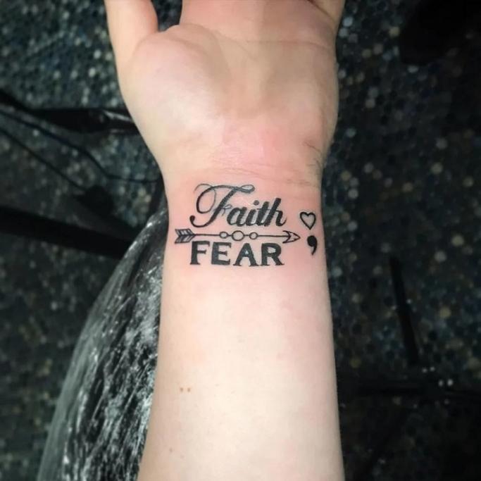 10 Faith Over Fear Tattoo Design Ideas for Men and Women   EntertainmentMesh