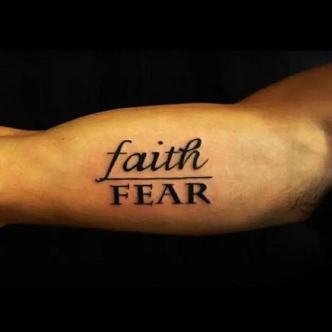 Best Faith Over Fear Tattoo Ideas