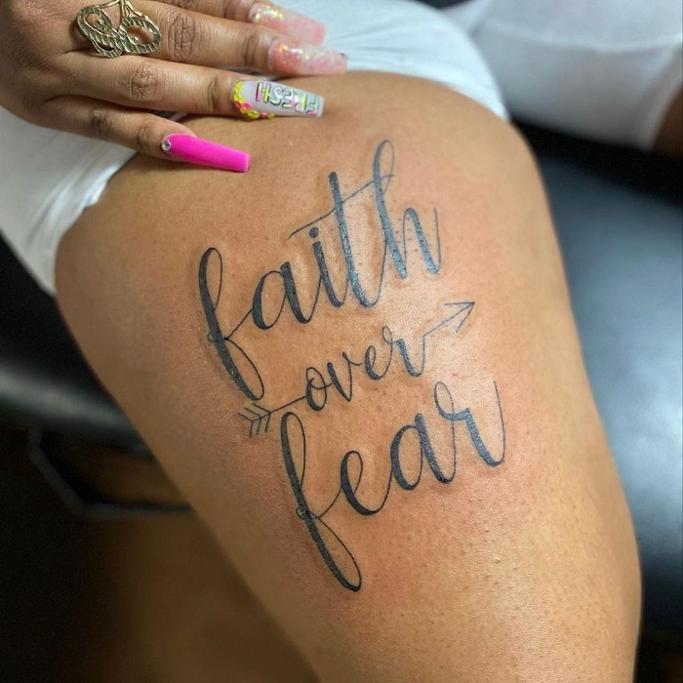 Temporary Faith tattoo